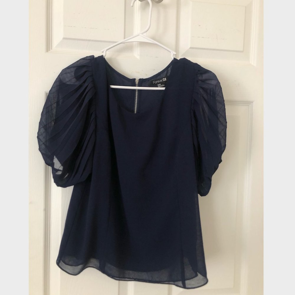Forever 21 Navy Top
